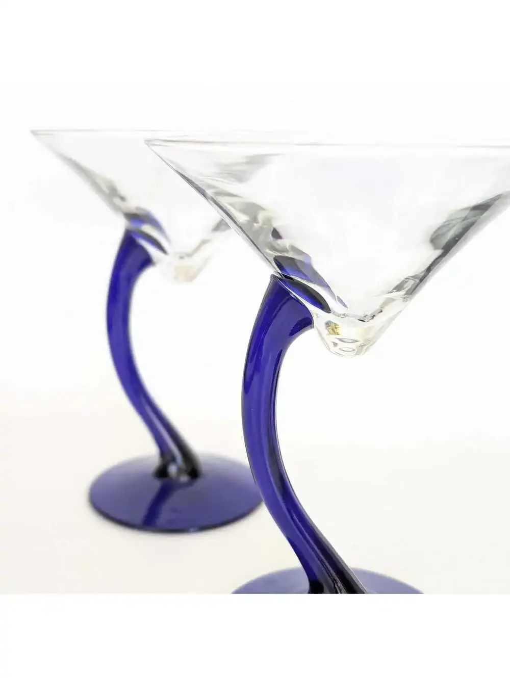1990s Vintage Libbey Bravura Martini Glasses